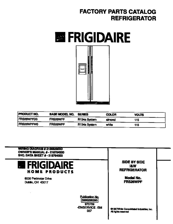 Diagram for FRS26WPFW0