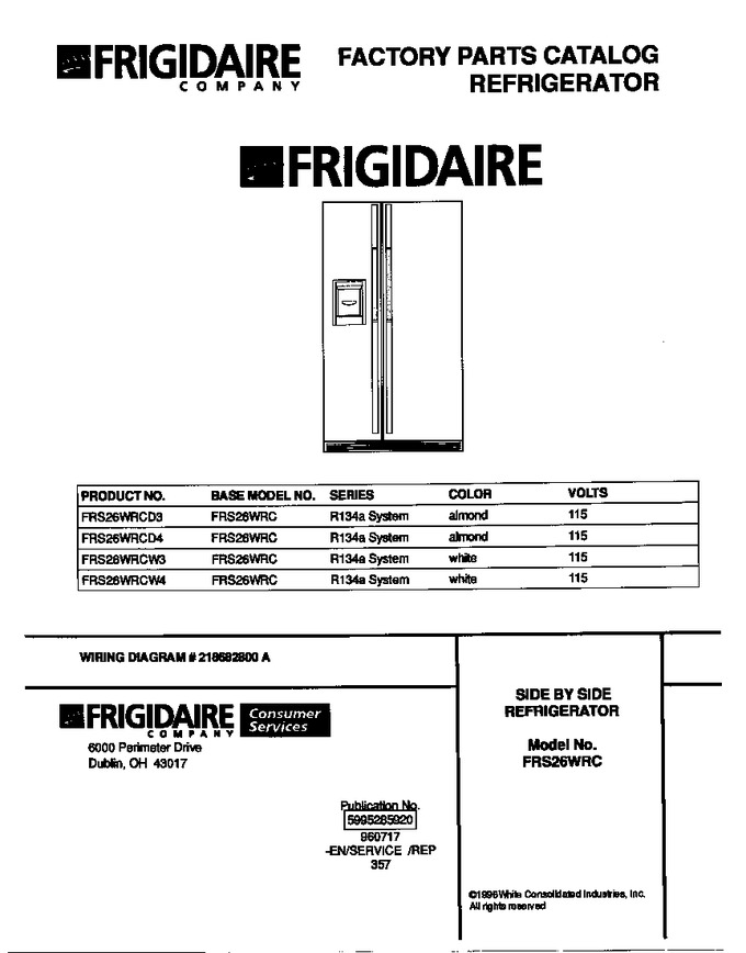Diagram for FRS26WRCW4