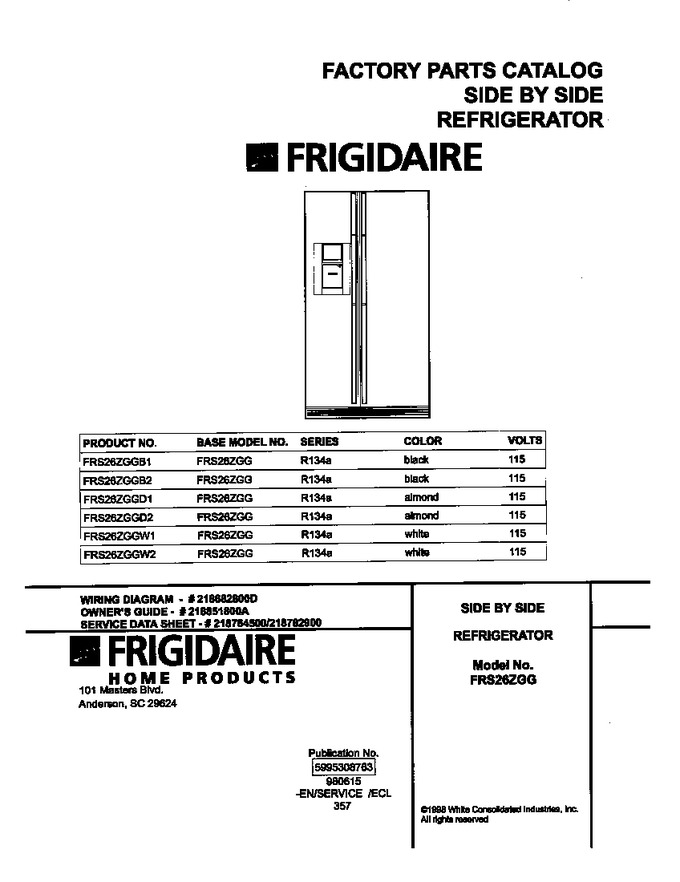 Diagram for FRS26ZGGW1