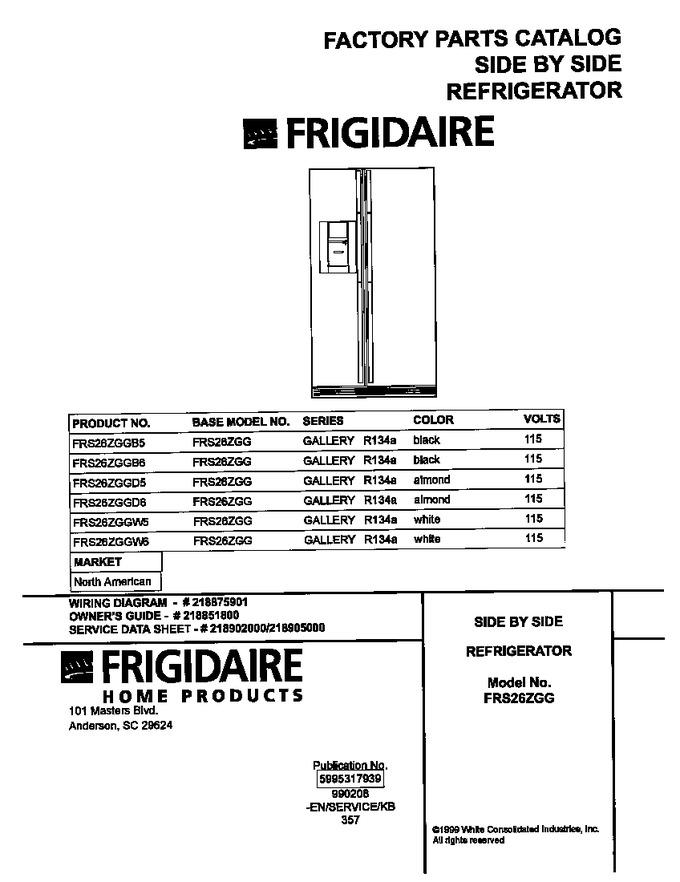 Diagram for FRS26ZGGD5