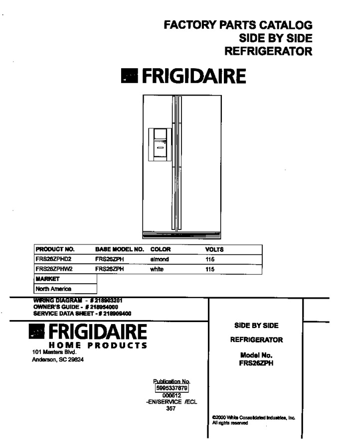 Diagram for FRS26ZPHW2