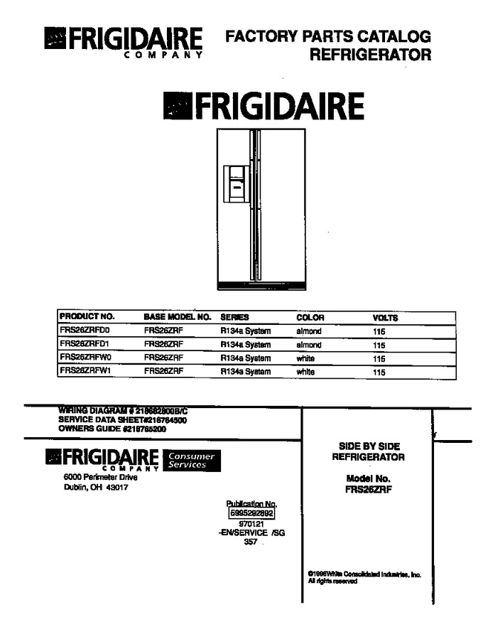 Diagram for FRS26ZRFW1