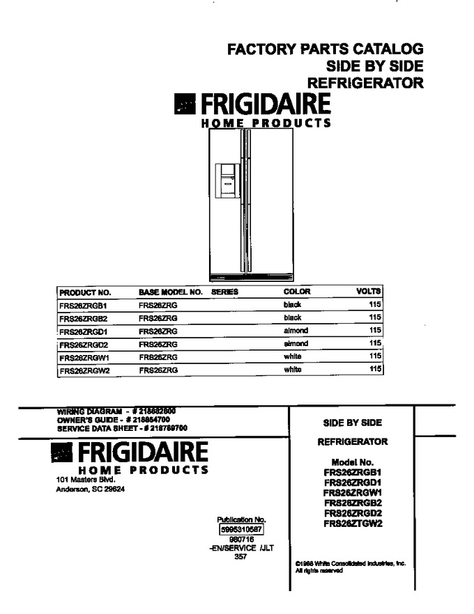 Diagram for FRS26ZRGD1