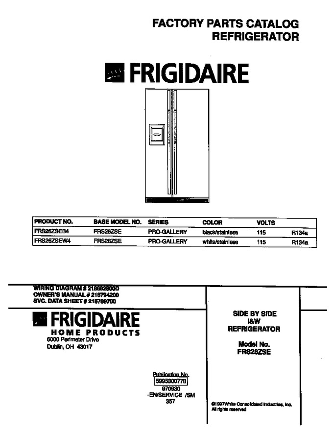 Diagram for FRS26ZSEB4