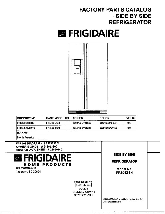 Diagram for FRS26ZSHB5