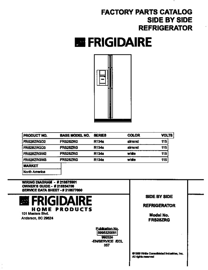 Diagram for FRS28ZRGW3