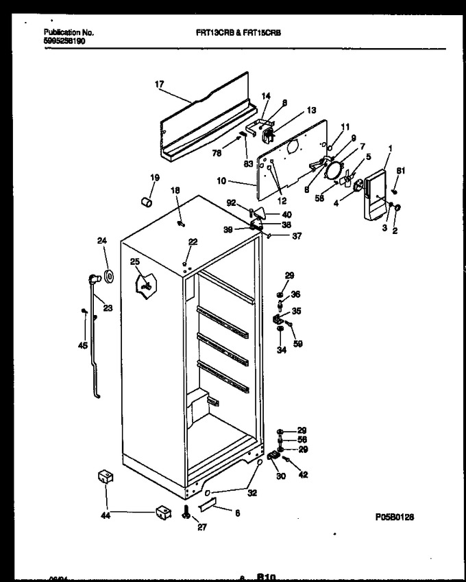 Diagram for FRT15CRBW0