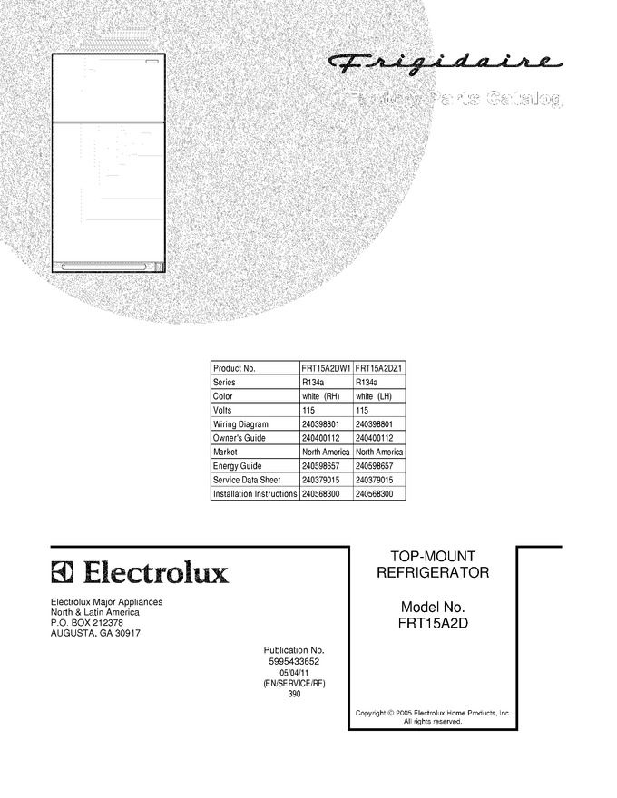 Diagram for FRT15A2DW1