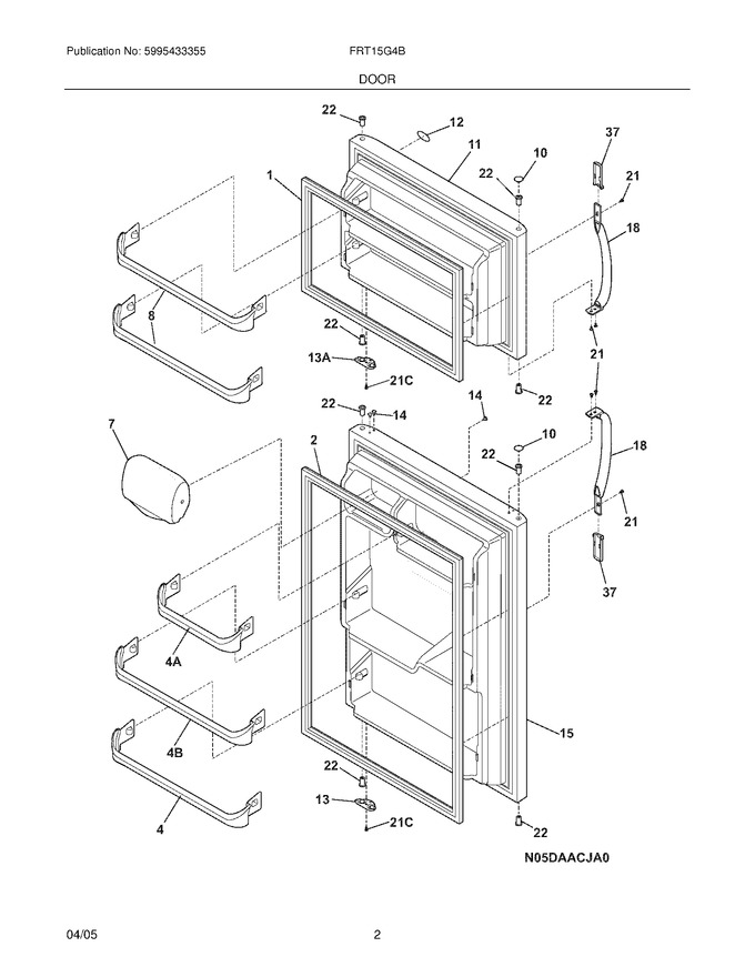 Diagram for FRT15G4BW4