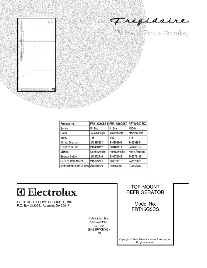 Diagram for FRT15G5CSK2