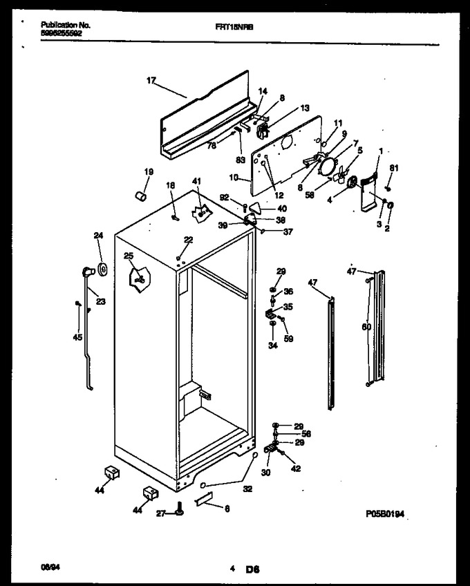 Diagram for FRT15NRBW0