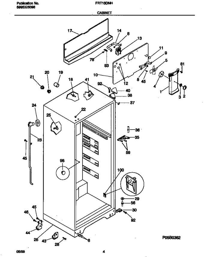 Diagram for FRT16DNHW0