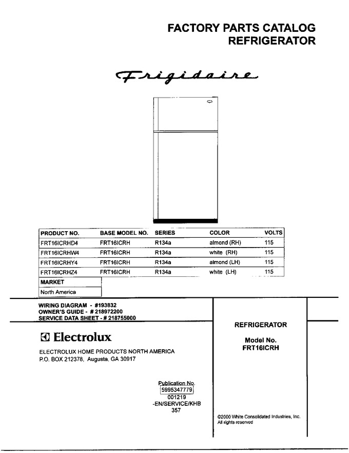 Diagram for FRT16ICRHW4