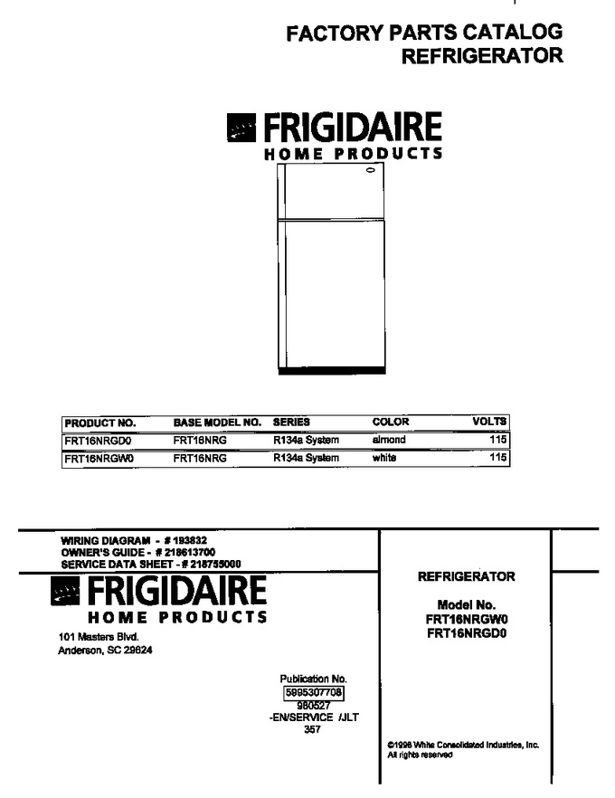 Diagram for FRT16NRGD0