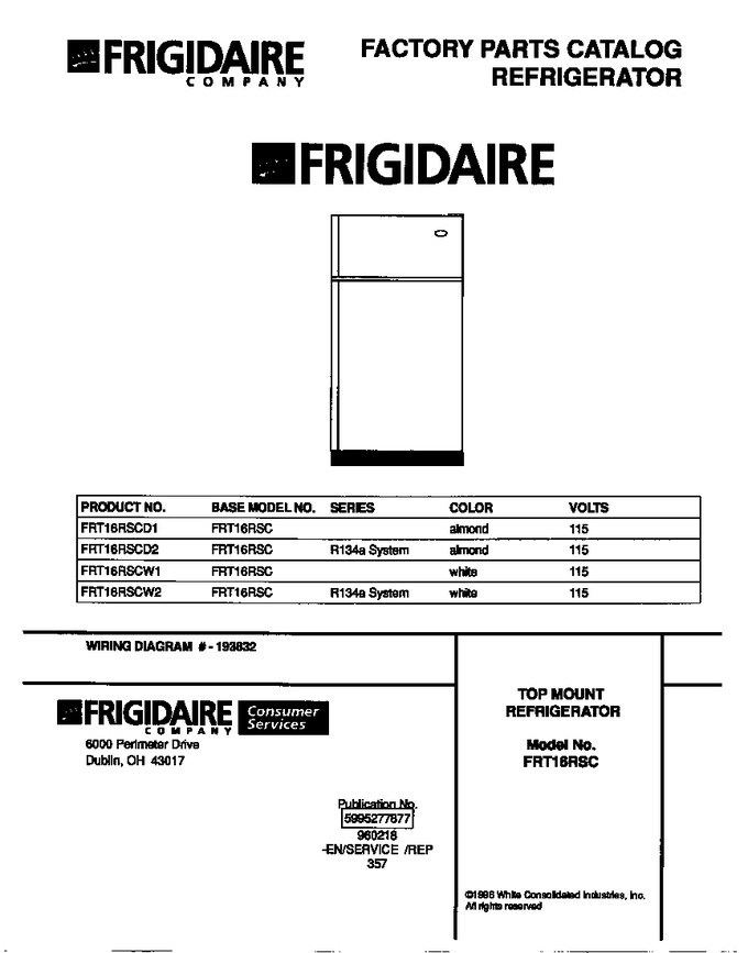 Diagram for FRT16RSCW2
