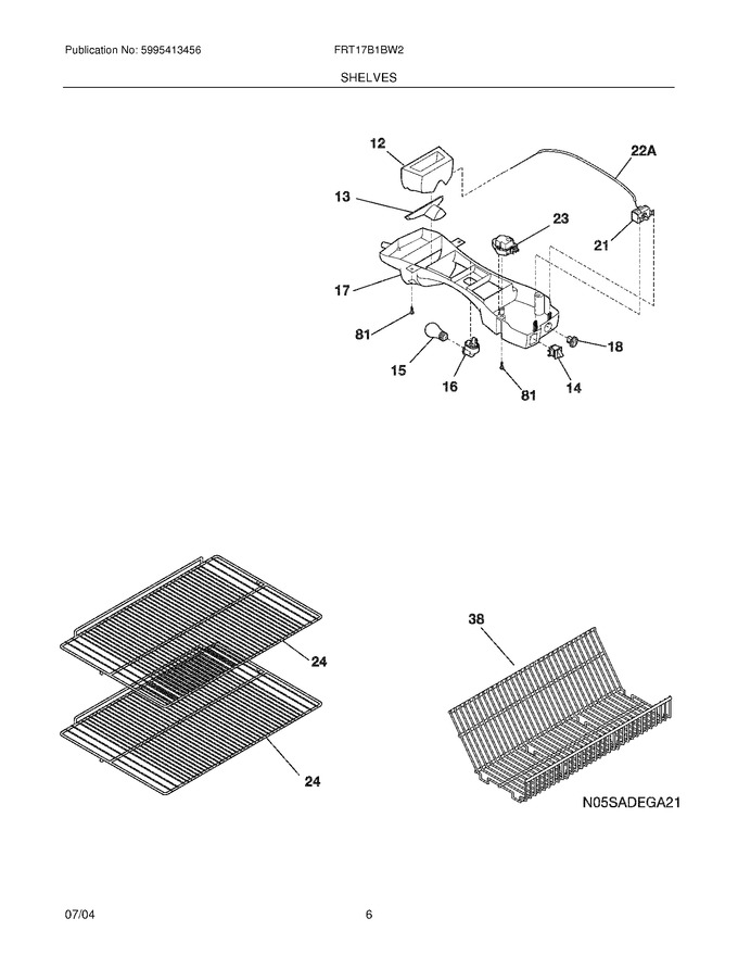 Diagram for FRT17B1BW2