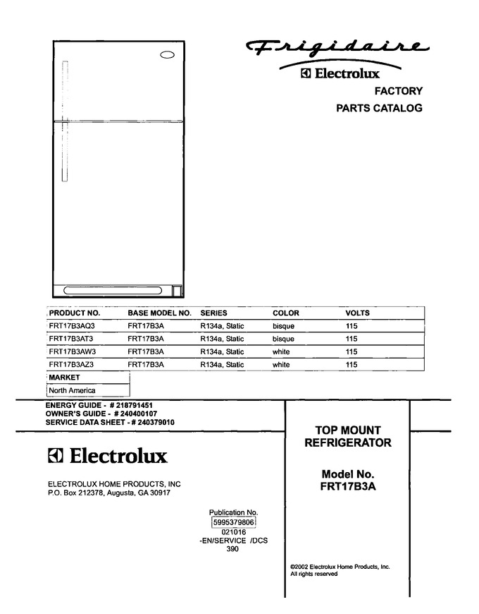 Diagram for FRT17B3AQ3