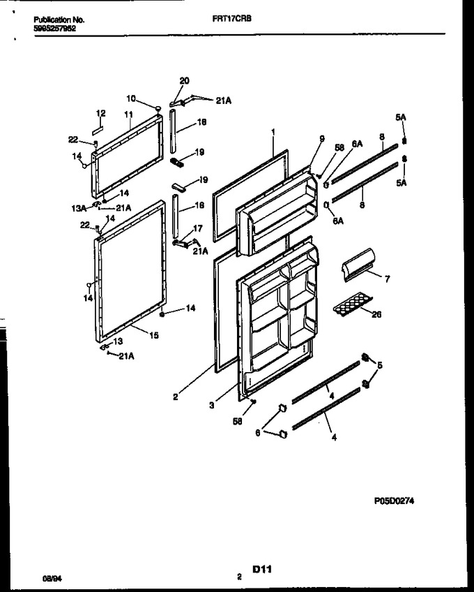 Diagram for FRT17CRBW0
