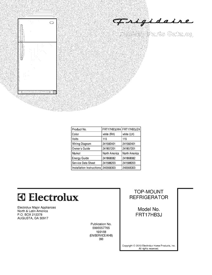 Diagram for FRT17HB3JW4
