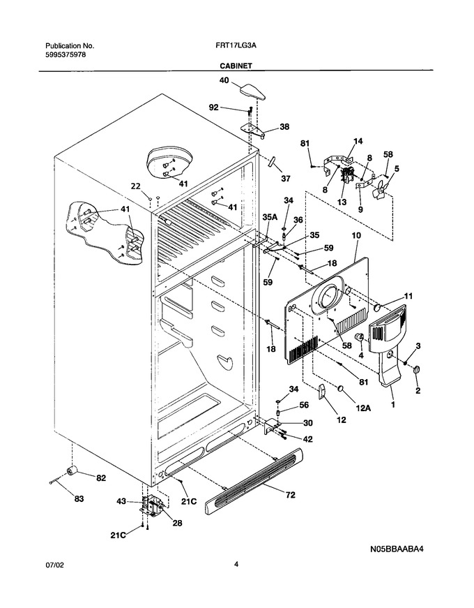 Diagram for FRT17LG3AW1