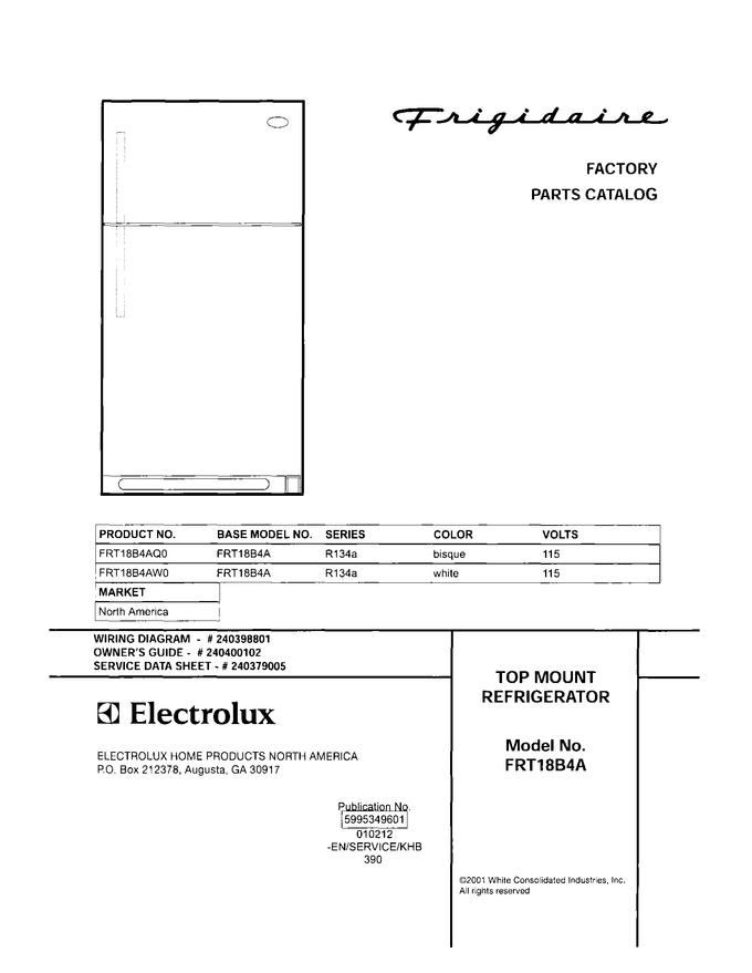 Diagram for FRT18B4AW0
