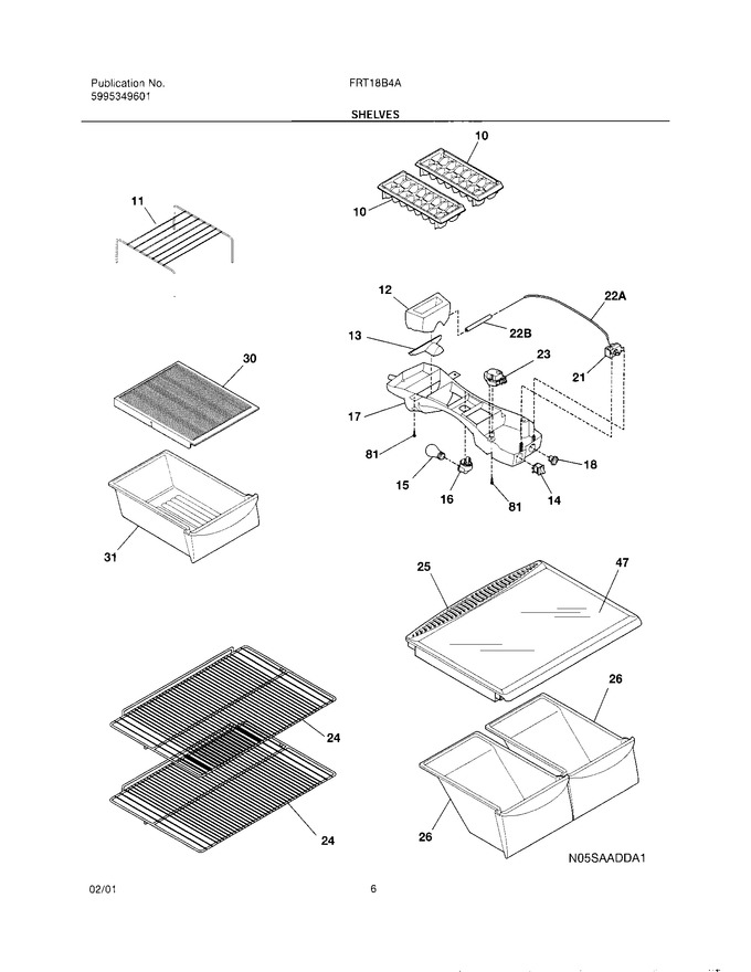 Diagram for FRT18B4AW0
