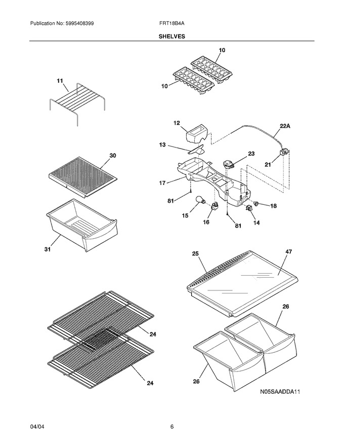 Diagram for FRT18B4ATA