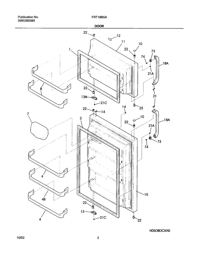 Diagram for FRT18B5AZ7
