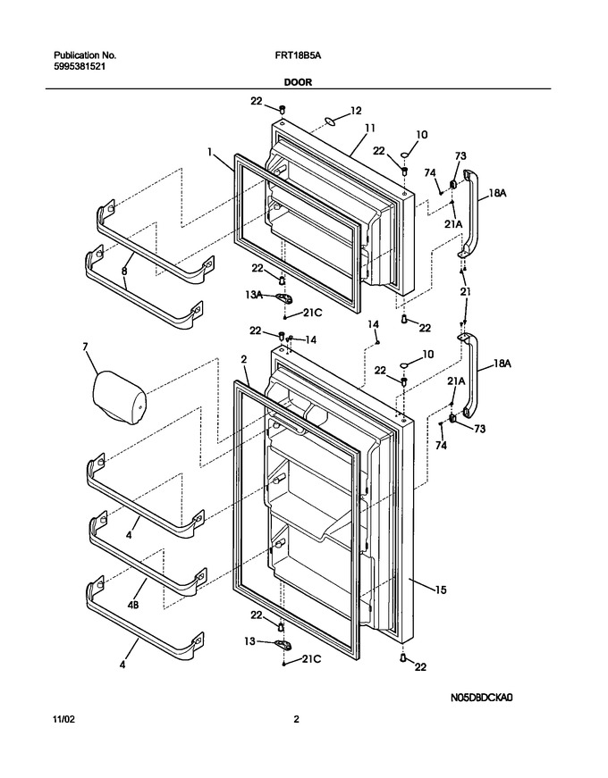 Diagram for FRT18B5AW6