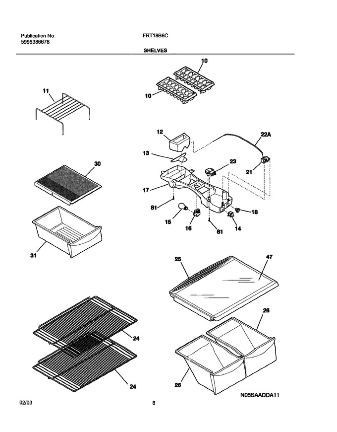Diagram for FRT18B6CB1