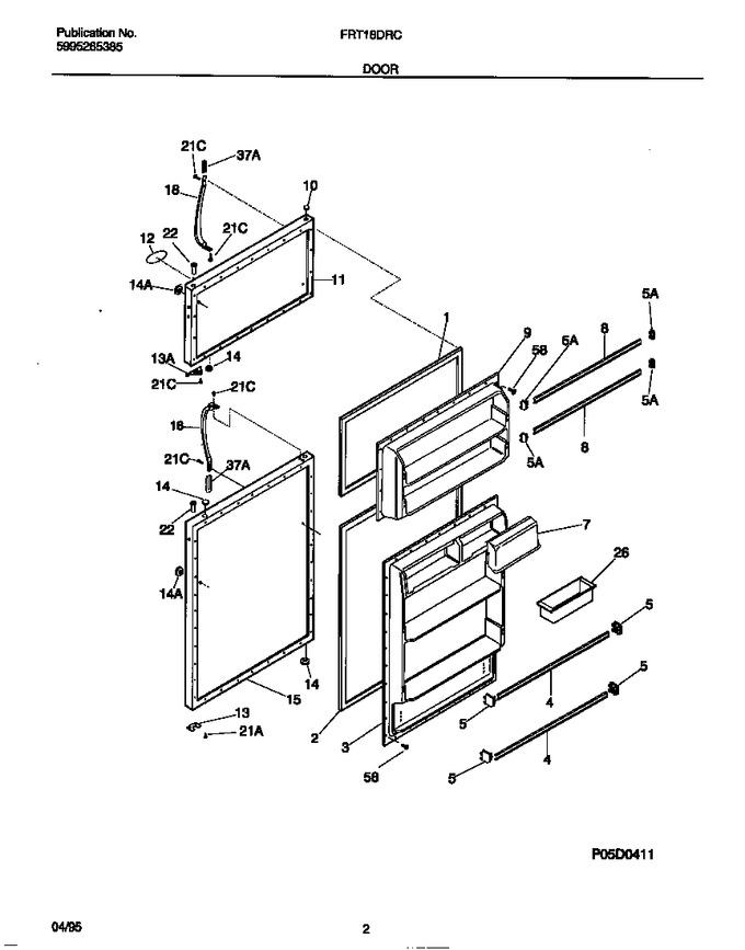 Diagram for FRT18DRCW0