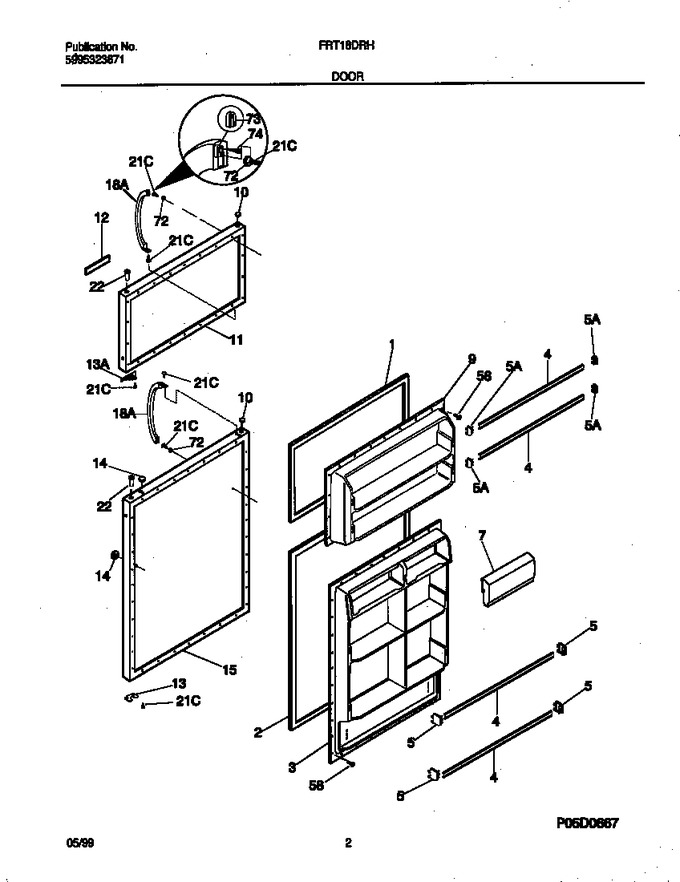 Diagram for FRT18DRHY0