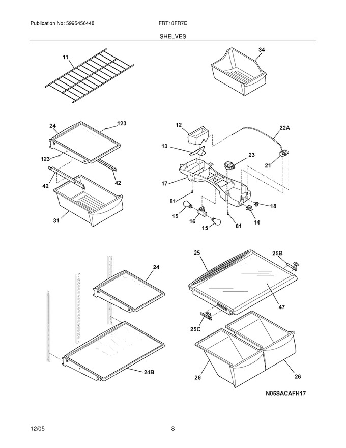 Diagram for FRT18FR7EW7