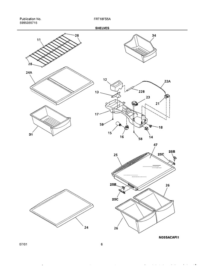 Diagram for FRT18FS5AW2