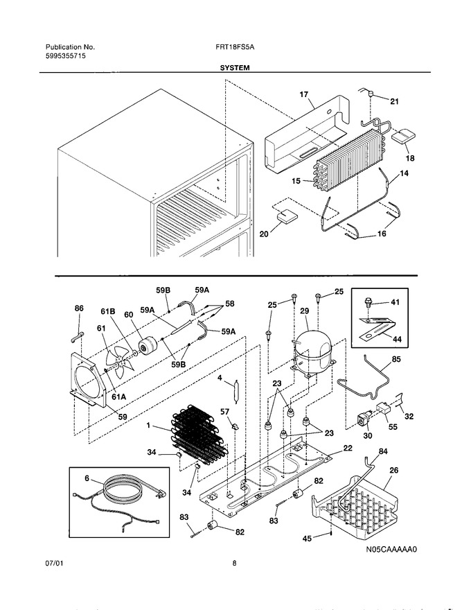 Diagram for FRT18FS5AW2