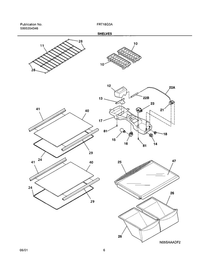 Diagram for FRT18G3AW2