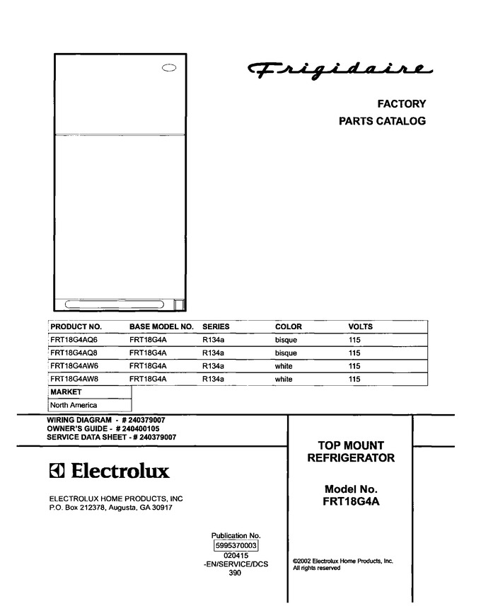 Diagram for FRT18G4AQ6