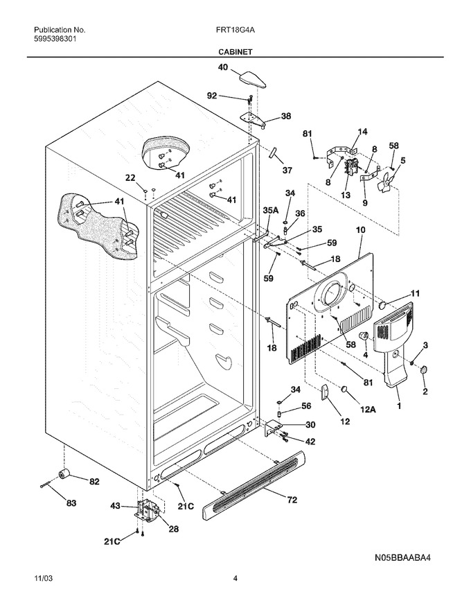 Diagram for FRT18G4AWB