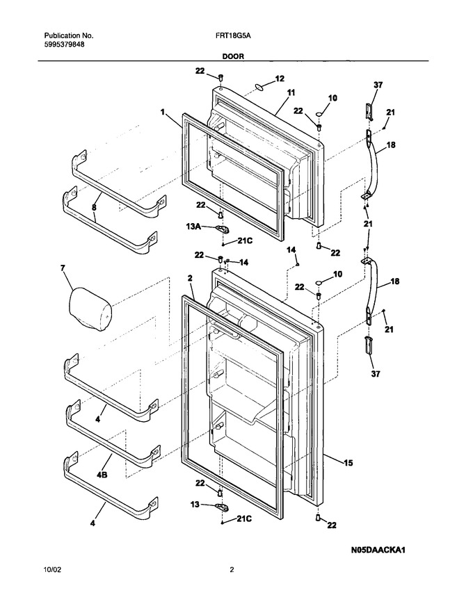 Diagram for FRT18G5AW4