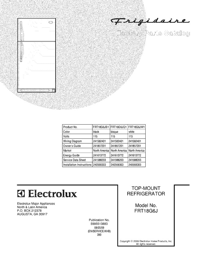 Diagram for FRT18G6JB1