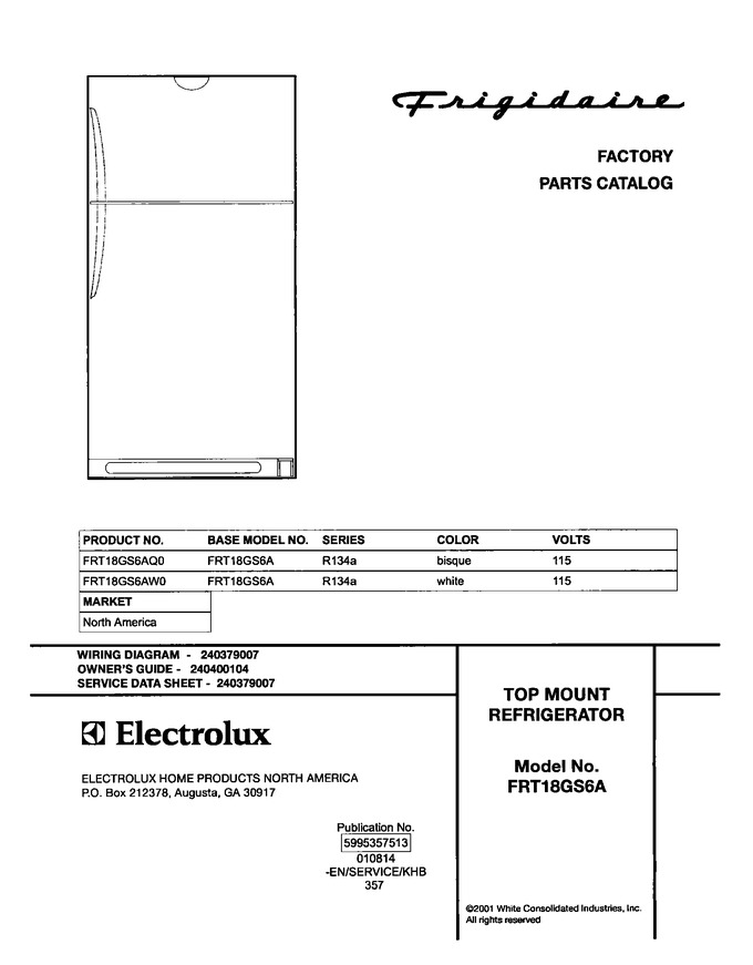 Diagram for FRT18GS6AQ0