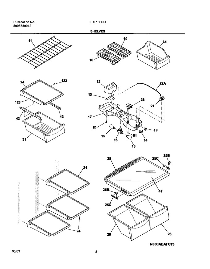 Diagram for FRT18H6CB1