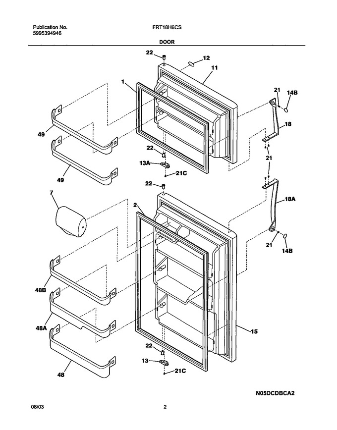 Diagram for FRT18H6CSK2