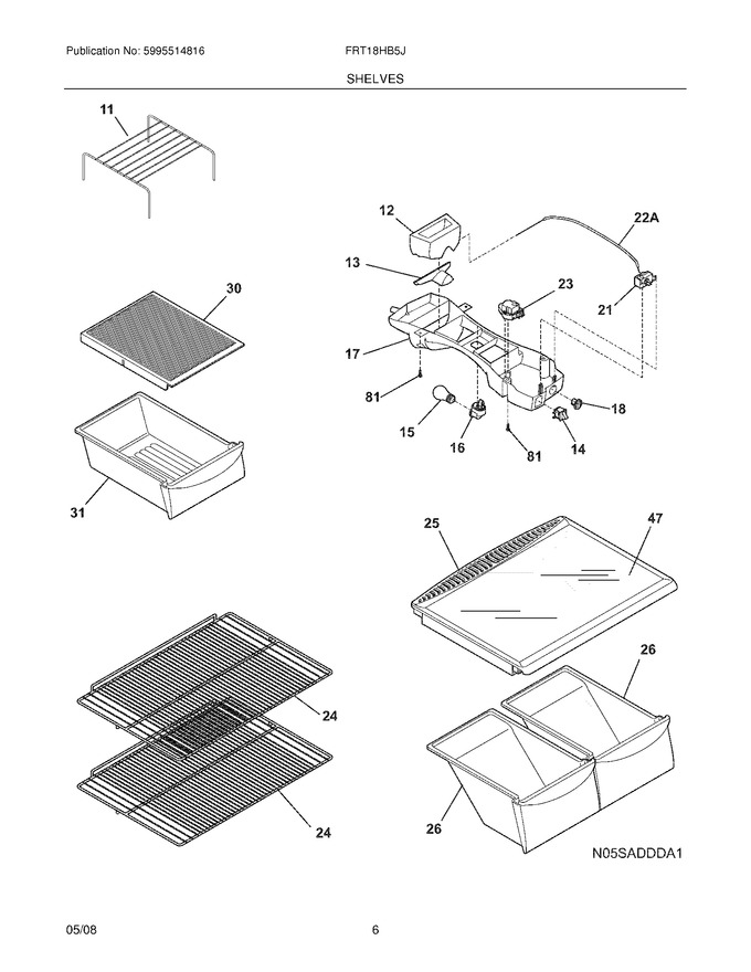 Diagram for FRT18HB5JZ1