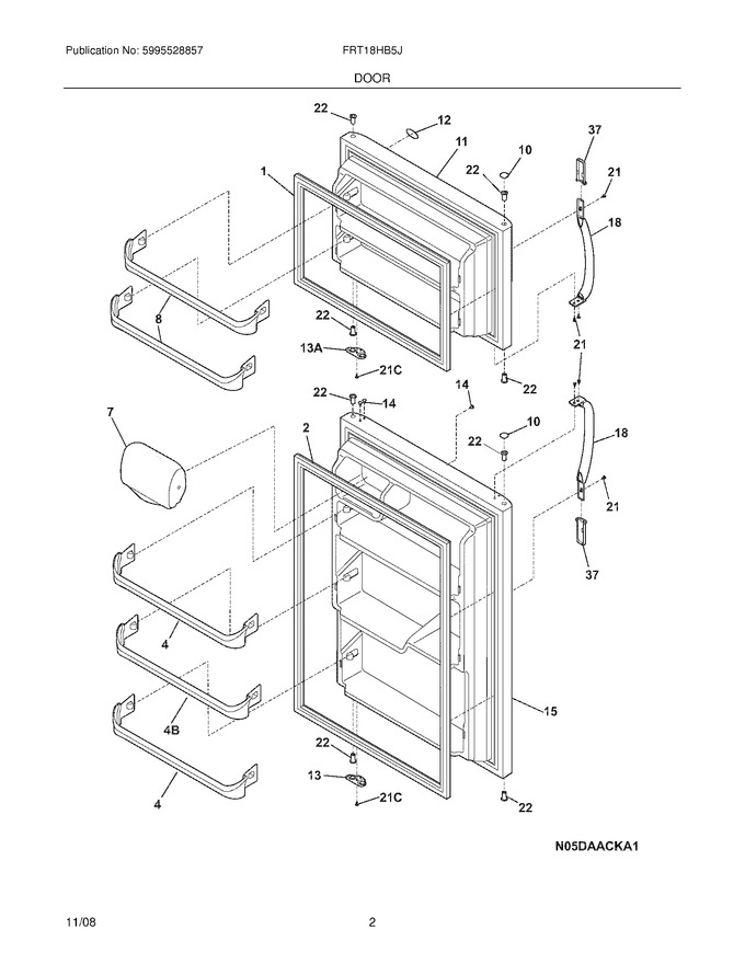 Diagram for FRT18HB5JW4