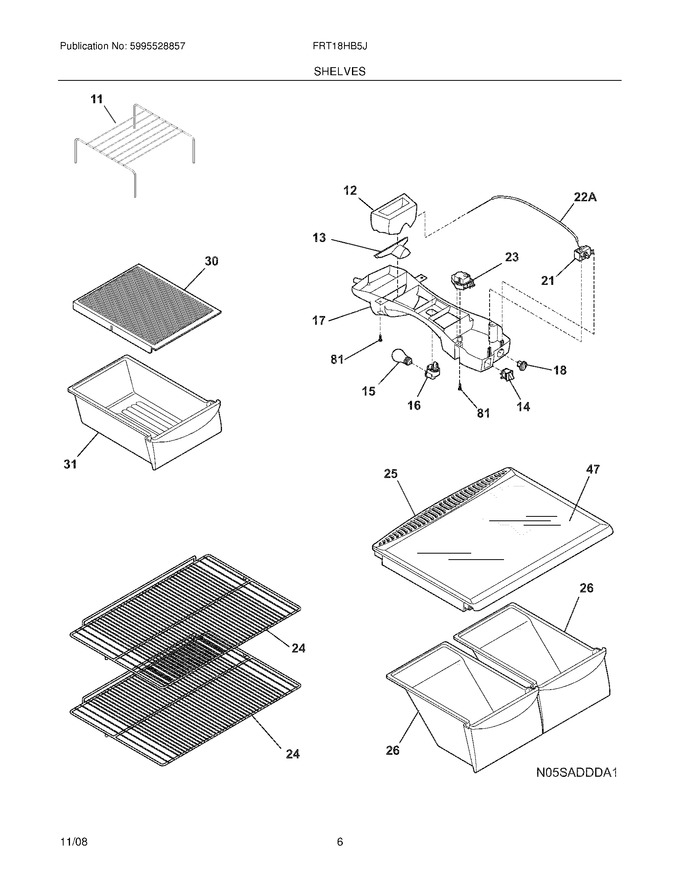 Diagram for FRT18HB5JZ4