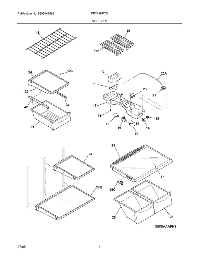 Diagram for FRT18HP7DB4