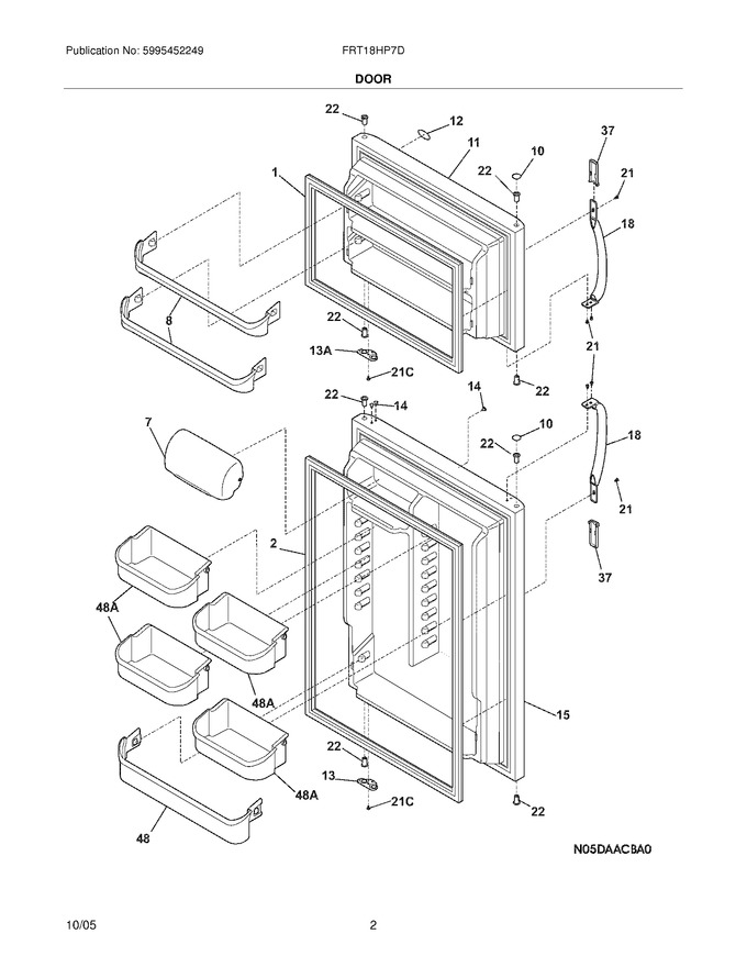 Diagram for FRT18HP7DB6