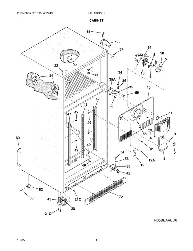 Diagram for FRT18HP7DB6