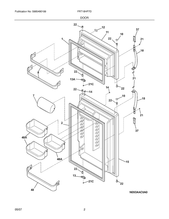 Diagram for FRT18HP7DWB